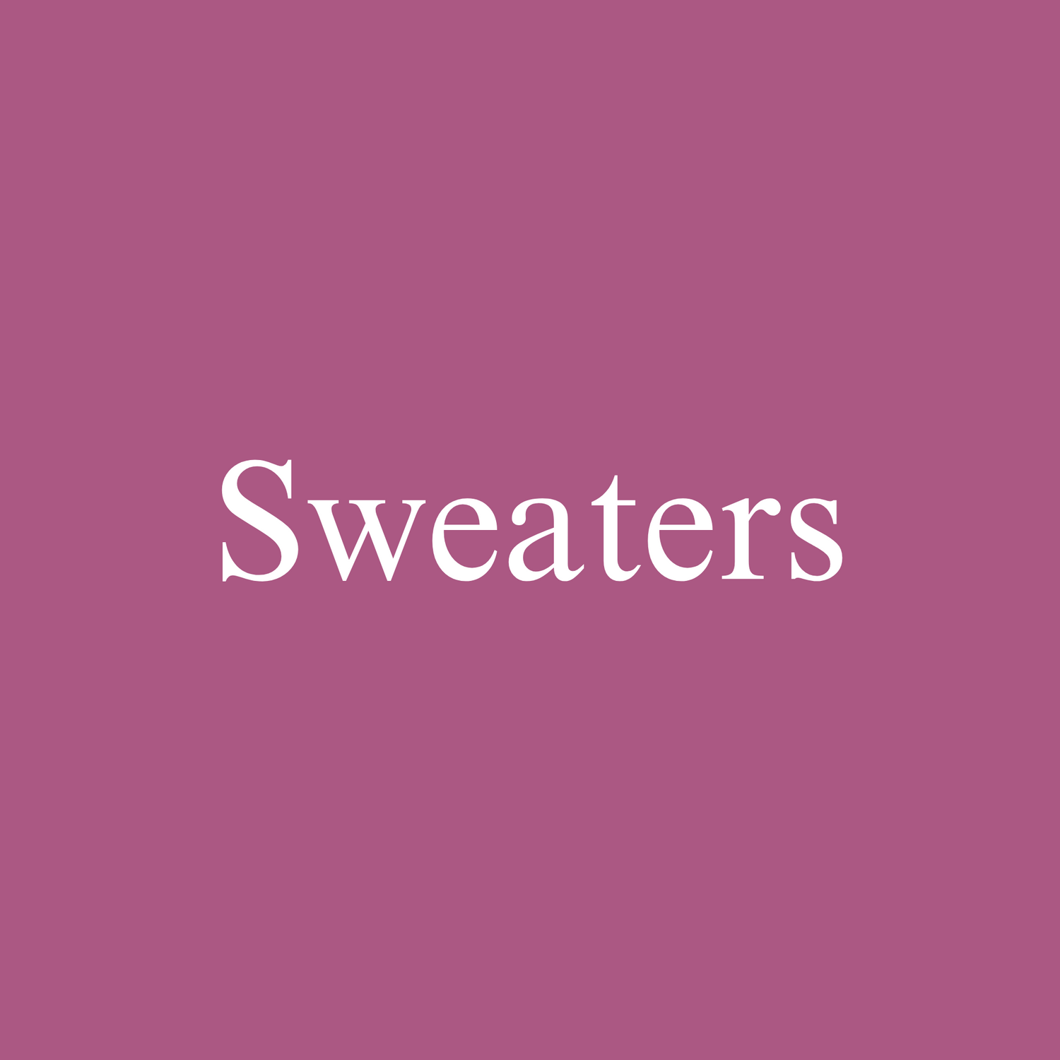 Sweaters