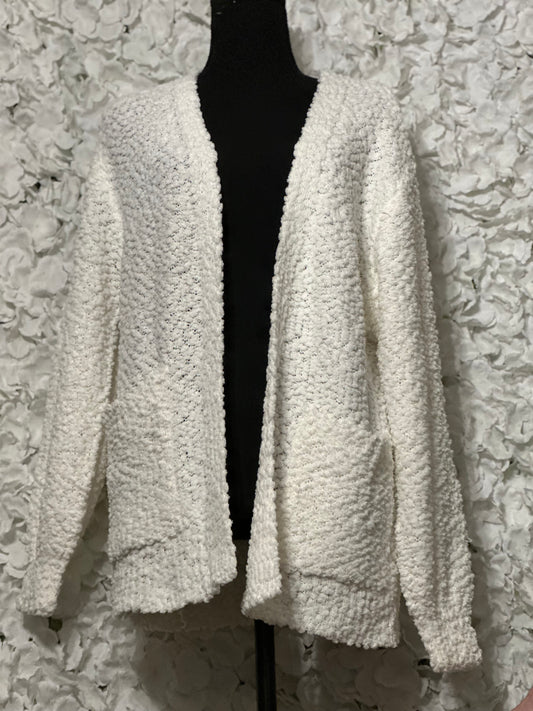 Kimberly Popcorn Sweater- White