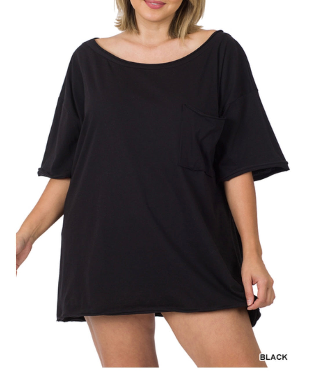 Paige Plus Size Pocket Tee