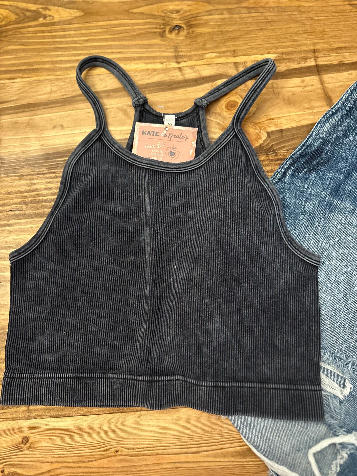 Emily Plus Mineral Wash Bralette