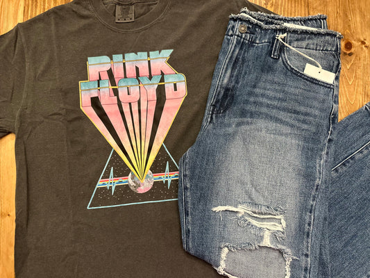 Pink Floyd Gray Graphic Tee