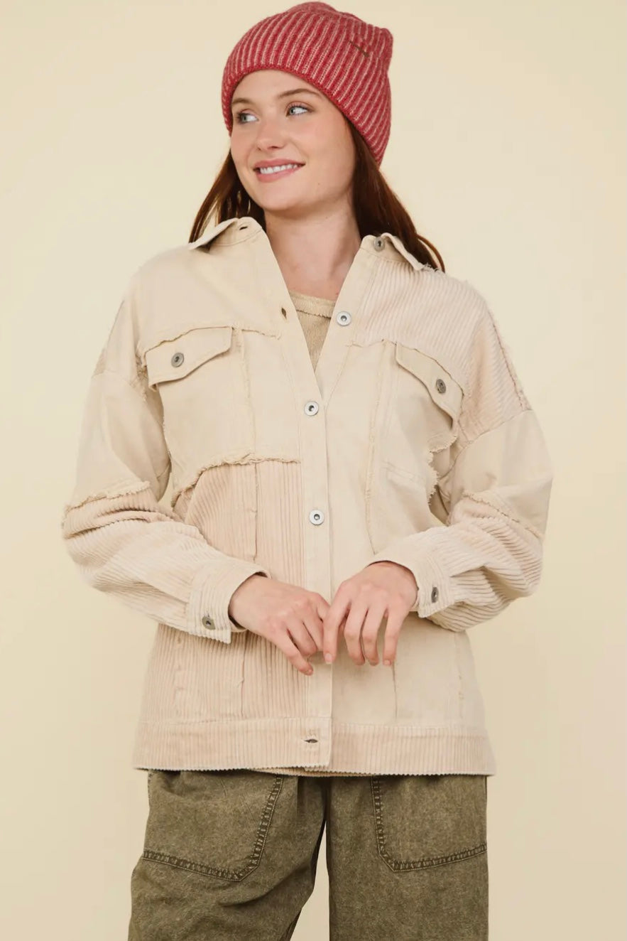 Harley Plus Button-Up Shacket