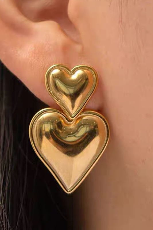 Everly Heart Earrings